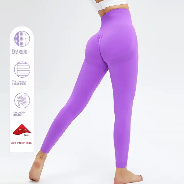 custom high waisted seamless yoga pants