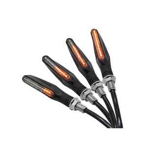 Feux latéraux LED pour moto Autodragons, 12 pièces, clignotants dynamiques ambre pour moto, feux de signalisation - Product Image 1