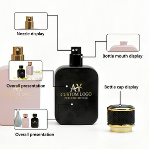 Botella de Perfume Vacía Transparente de 50 ml con Atomizador de Bayoneta, Botella de Vidrio Etiquetable, Botella Recargable para Cosméticos, para Decantar Perfumes de Marca - Product Image 4
