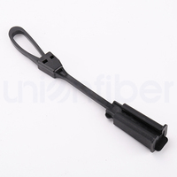 Support d'ancrage de tension pour câble de branchement FTTH de type S, en plastique stabilisé aux UV et acier inoxydable, pour raccordement aérien de fibre optique
