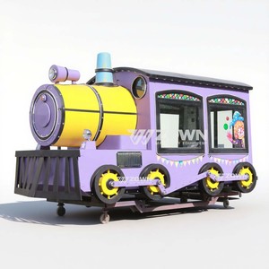 Food Cart Durable Outdoor Food Concession Cart Low Maintenance Mobile Kitchen <b>Trailer</b> for Business - Product Image 1