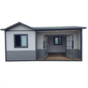 Maison conteneur modulaire extensible pour usage hôtelier, préfabriquée avec abri de jardin et véranda, meilleur <span class=keywords><strong>prix</strong></span>, villa préfabriquée - Product Image 1