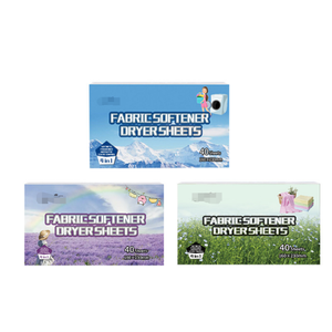 Feuilles de séchage de haute qualité OEM/ODM assouplissant pour le lavage des vêtements détergent à lessive <span class=keywords><strong>parfumé</strong></span> pour l'usage des vêtements - Product Image 2
