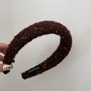 Diadema de Tela Retro para Mujer, Color Sólido, Estilo Fiesta, 14 cm, Decoración para el Cabello para Uso Diario y al Aire Libre - Product Image 5