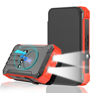 Chargeur solaire extérieur étanche double USB avec chargeur magnétique sans fil PD22.5W à charge rapide, grande capacité, pour téléphone d'<span class=keywords><strong>urgence</strong></span> - Product Image 3
