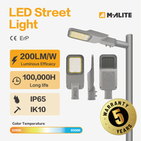 Lámpara de Calle LED de 150W con Alimentación CA, Chip SMD, Carcasa de Aleación de Aluminio Anticorrosión y ABS, Clasificación IP66, Sensor de Movimiento, 6000 Lúmenes, 70