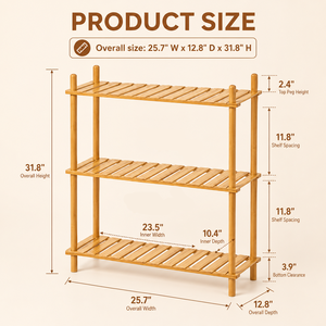 Custom Shoe Rack Living Room Shoes Organizer Free <b>Standing</b> <b>Shelf</b> Entryway Closet Hallway Small Space Stackable Modern - Product Image 2