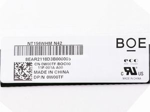 Módulo LCD TFT antideslumbrante para ordenador portátil, Original BOE NT156WHM-N42, 15,6 pulgadas, HD, 1366 × 768, IPS, 220nits, eDP, 30 pines - Product Image 4