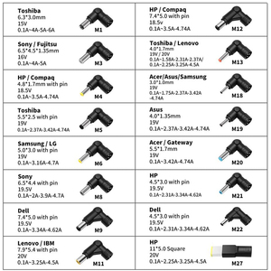 90W Universal Power Adapter <b>Charger</b> <b>for</b> <b>Acer</b> Asus Dell HP Lenovo Samsung <b>Laptop</b> 15-20V with USB Connector <b>for</b> Mobile Phone - Product Image 5
