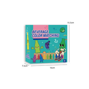 Drink Matching Game Color <b>Memory</b> Toy For Kids 4-6Y Plastic Board Game With Cans And <b>Cards</b> Chinese Version - Product Image 5