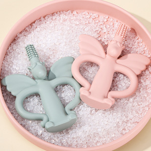 Unicorn Baby Teether Food Grade Silicone Boilable Sterilizable Toothbrush For 0 To 24 Months Unisex - Product Image 1