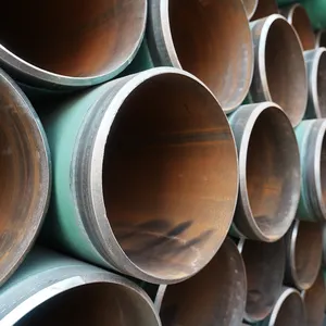 API Coated SSAW Spiral Welded Steel Pipe Oilfield Pipeline PE Spec 5L X42 X56 In Oil And Gas Sector