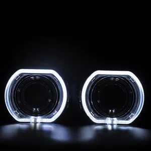 <span class=keywords><strong>RR</strong></span> 2.5นิ้ว HID โปรเจคเตอร์ Shrouds Retrofit หมายเลข LED Shroud Led แองเจิลตาไฟหน้ารถอุปกรณ์เสริม - Product Image 1