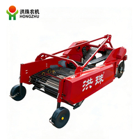 Récolteuse de pommes de terre HONGZHU Mini fabriquée au Shandong avec pelle et convoyeur pour utilisation agricole, haute efficacité, haute productivité, déterrage de pommes de terre