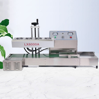 Machine de scellage automatique pour bouteilles en plastique, aluminium et étain, LX6000A,