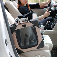 Nouvelle maison pliable Portable cadre en acier pliant chien maison pour animaux de compagnie pour intérieur extérieur voyage Camping Pet chien transporteur siège de voiture