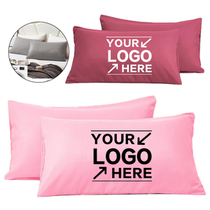 Manufacturer Custom Pillowcase <b>Satin</b> <b>Pillow</b> <b>case</b> Different Colors Soft Silk Pillowcase With - Product Image 1