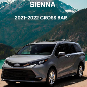 JOESHIER High Quality Black Aluminum Alloy Car Roof Rack Crossbar Toyota Sienna 2021-2025 75KG Load Capacity No Drilling <b>Easy</b> - Product Image 2