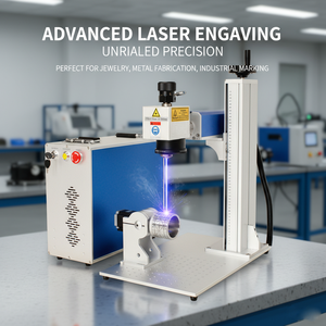 Máquina de Marcado Láser al por Mayor de Fábrica para Grabado y <span class=keywords><strong>Corte</strong></span> de Joyería, Oro, Plata, 30W, 50W, 60W, Metal, Acero Inoxidable, Latón, Piedra, Tazas - Product Image 5