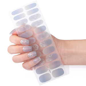 2025 precio de fábrica invierno <span class=keywords><strong>manicura</strong></span> estilo 22 <span class=keywords><strong>tiras</strong></span> Gel esmalte de uñas pegatinas autoadhesivas Navidad 3D envolturas de uñas gran oferta arte - Product Image 5