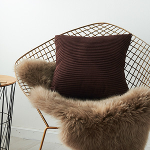 Stile conciso <span class=keywords><strong>Cuscino</strong></span> Della Copertura, Solido 45*45 di <span class=keywords><strong>Velluto</strong></span> A Coste <span class=keywords><strong>Cuscino</strong></span> Della Copertura Della Cassa del <span class=keywords><strong>Cuscino</strong></span> di Tiro Cove r$ - Product Image 4