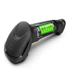 Nuovo fabbrica oem odm a basso costo portatile android 1D USB 2.4G batteria 512k laser scanner di codici a barre wireless per registratore di cassa