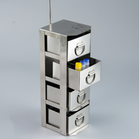 Fournitures de laboratoire Réservoir d'azote liquide Racks de congélation verticaux en acier inoxydable pour boîte de stockage cryogénique