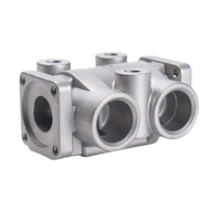 Pièces de fonderie en acier certifiées ISO9001 pour le corps de vanne hydraulique, usinage par procédé de cire perdue, fabrication OEM