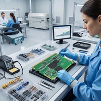 Servicio de PCB de 4 Capas, Servicio Integral de Circuitos Electrónicos, Fabricación de PCBA, Fábrica de Circuitos Impresos para Servicios Personalizados de PCB