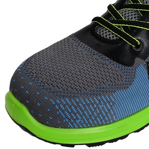 ULTAC OEM Logo Gedruckte Qualität Fly Knit Stahl Zehen kappe Dual Density PU Arbeits sicherheits schuhe Öl Industries port Low Cut Herren schuhe