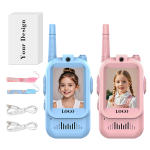 Walkie Talkie Infantil 0728 con Diseño de Dibujos Animados, Llamadas HD, Recargable, Ajuste de Volumen, Juguete de Regalo - Product Image 1