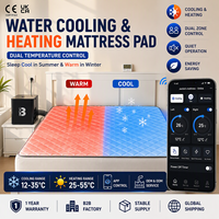 Surmatelas rafraîchissant pour les personnes ayant chaud la nuit, technologie de circulation d'eau, système de refroidissement de lit à deux zones