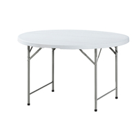 Table en plastique directe d'usine meubles modernes durables salle à manger portable camping fête événement mariage