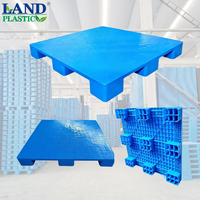 Palet de Superficie Plana 100% HDPE Virgen Ecológico con Entrada para Montacargas de 4 Vías para Almacenamiento en Frío y Logística de Exportación