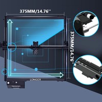 Bois Portable Gravure Laser Machine Cristal Métal 20W Laser Graveur Cutter Verre Twotrees Pierre Laser Gravure Machine
