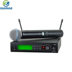 Sistema de Micrófono Inalámbrico UHF SLX4 /BETA58 M58 con Micrófono de Mano para Iglesias y Exteriores - Product Image 1