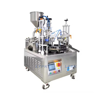 Machine de remplissage et de scellage ultrasonique à 2 têtes pour tubes en aluminium et plastique de crème cosmétique, nettoyant visage, dentifrice, sauce, pommade