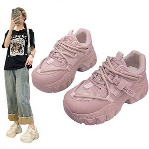 Zapatos Deportivos Casuales Transpirables con Malla, Suela Gruesa Antideslizante de Goma, para Primavera, Verano, Otoño e Invierno, que Aumentan la Altura - Product Image 2