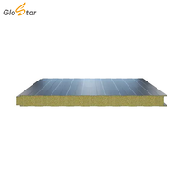 Panneau d'isolation thermique en laine de roche GLOSTAR haute résistance, options de couleur pour applications industrielles
