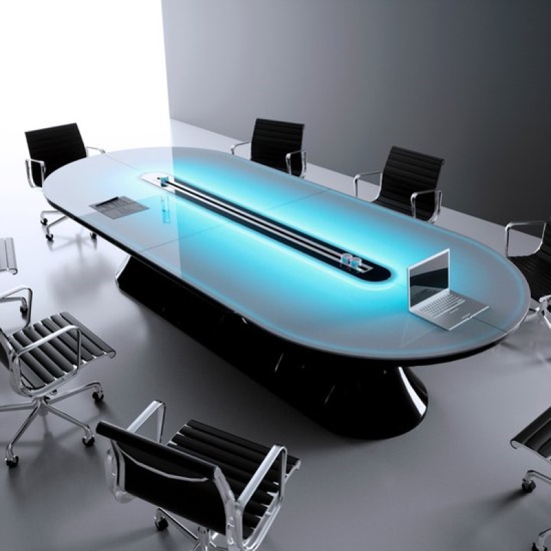 conference room table racetrack
