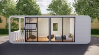 Boîtier de conteneur de cabine Apple de style personnalisé pour la famille à usage résidentiel commercial pour bureau et appartement en acier