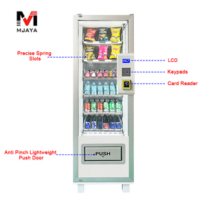 Machine de refroidissement mince avec paiement sans espèces Nayax dans le parc <span class=keywords><strong>24h</strong></span> Shop Offre Spéciale pour boissons et canettes de cola et Sancks - Product Image 2