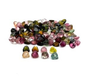 Pierres précieuses en vrac de 4mm en tourmaline naturelle taillée en coeur pour la fabrication de bijoux Fournitures de haute qualité - Product Image 5