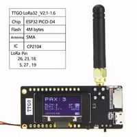 Module sans fil TTGO LoRa32 V2.1 ESP32 OLED 0.96 pouces BTWIFI