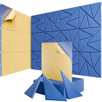 Panneau Acoustique Carré 100% Fibre de Polyester Épaisseur 0,4 Pouces Ignifuge B1 Design Contemporain NRC 0,8 1