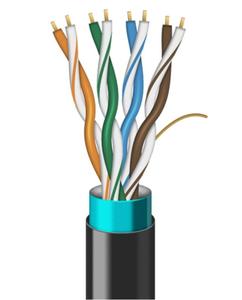 Chất lượng cao giá bán buôn CAT5E <span class=keywords><strong>Cat</strong></span> <span class=keywords><strong>5e</strong></span> 24AWG Đồng UTP STP FTP SFTP ngoài trời đôi PVC/PE áo khoác Mạng Ethernet LAN Cáp - Product Image 4