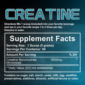 OEM Creatine Monohydrate Mikronisasi 300g - 5g/Serving untuk Pertumbuhan Otot, Kekuatan & Pemulihan Suplemen Diet untuk Pria & Wanita - Product Image 6