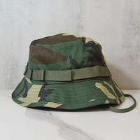 Chapeau de pêcheur de safari Boonie pour l'extérieur, randonnée, pêche, impression personnalisée, camouflage, chapeaux de seau camouflage pour hommes avec cordon