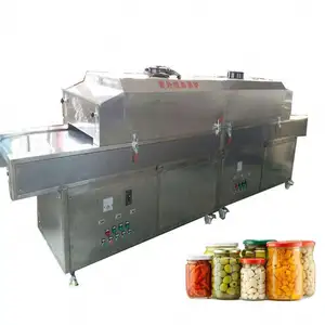 High grade automatic food jar sterilizer machine