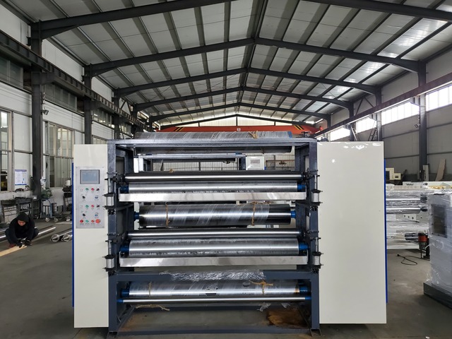 High Speed New Design Double Profile Single Face Paper Corrugation Machine